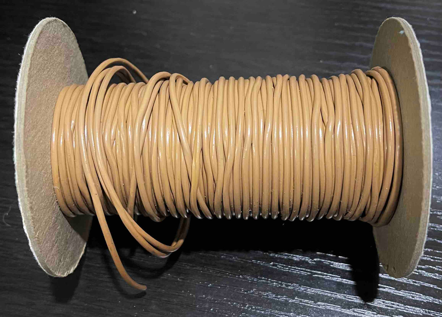 P'Leather Cord, light tan 2.mm, 1 metre, "Best Seller"