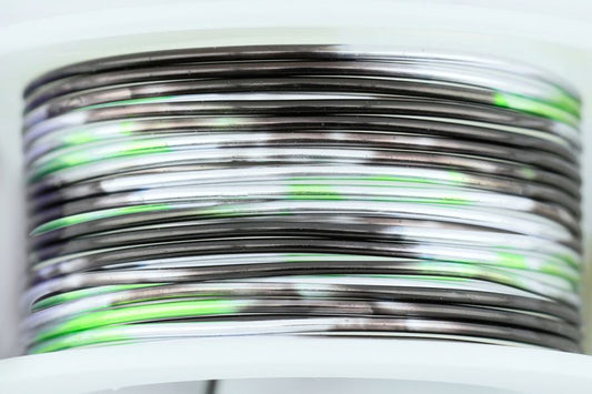Artistic Wire 18 Gauge Multi Colour - Silver, Green, Black, 2 yards