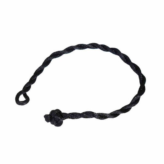 Braided Black Bracelets, 19.5cm, 30pcs