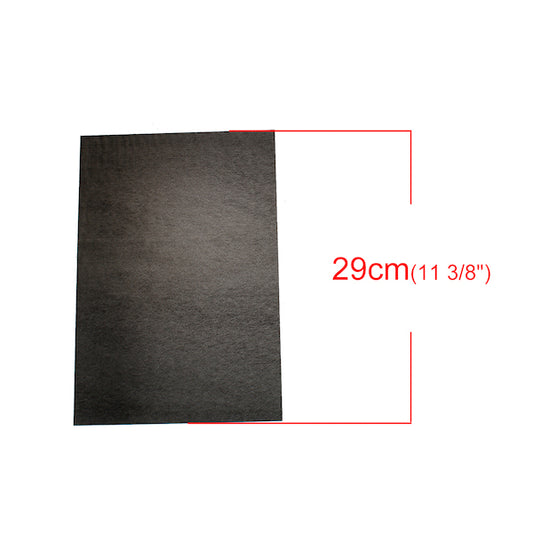Shrink Plastic - Rectangle Black 29 cm x 20cm, 3 sheets