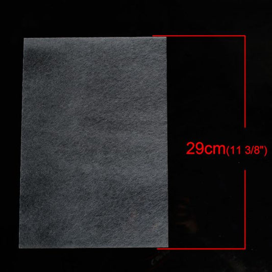 Shrink Plastic - Rectangle Clear Frosted 29 cm x 20cm, 3 sheets