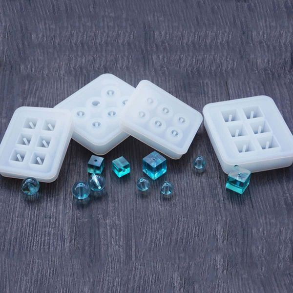 Resin Jewellery Mold for Making Square 16mm Beads