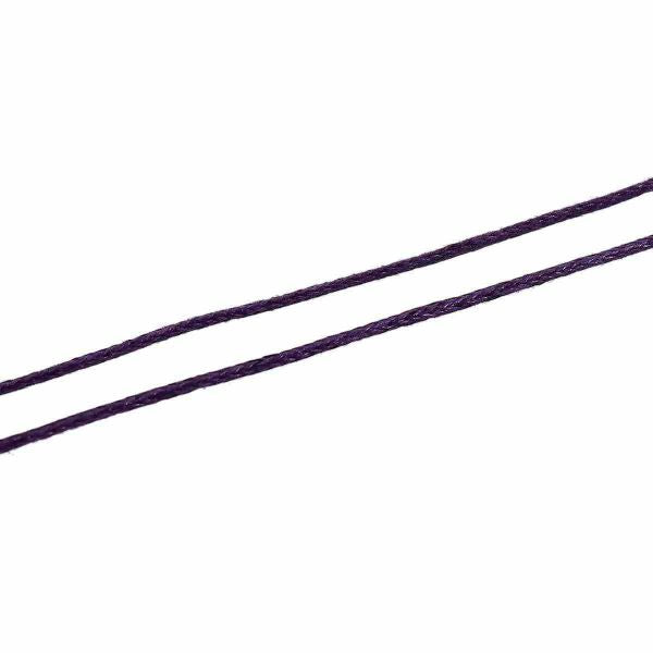 Waxed Cotton Cord, Purple 1mm, approx 100 yards