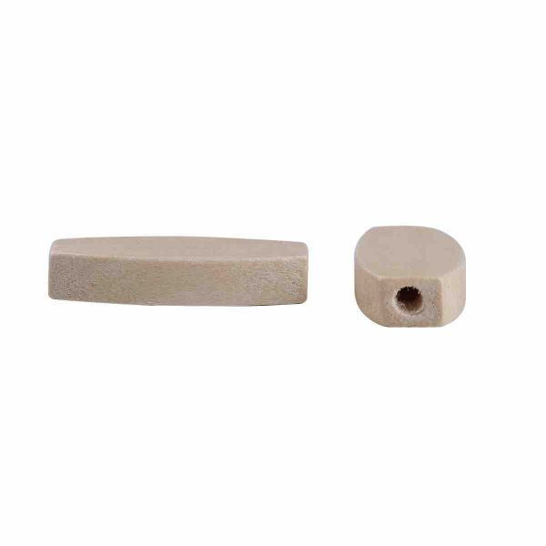 Wooden Beads Rectangle, 26m x 11mm, 50pcs