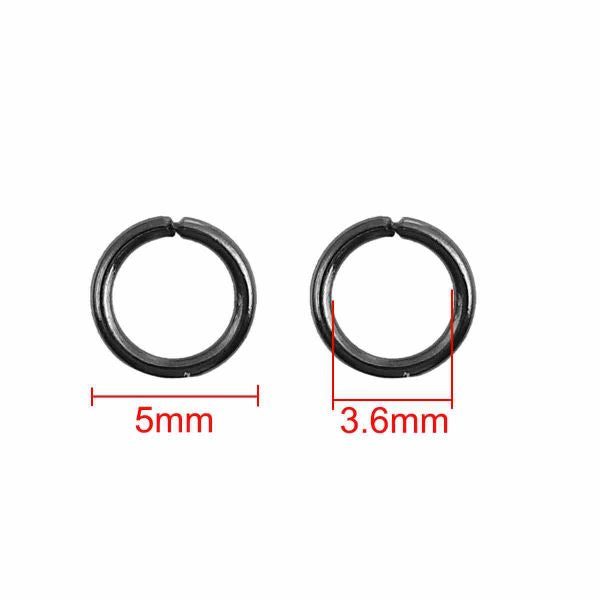 Jump Ring Kits, Mixed Opened 5mm, (2300pcs)