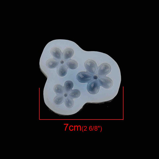 Resin Jewellery Mould, Flower Daisy, 23mm, 1pc - Style 1