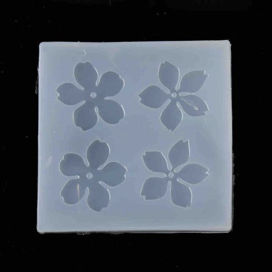 Resin Jewellery Mould, Flower Sakura, 23mm, 1pc - Style 2