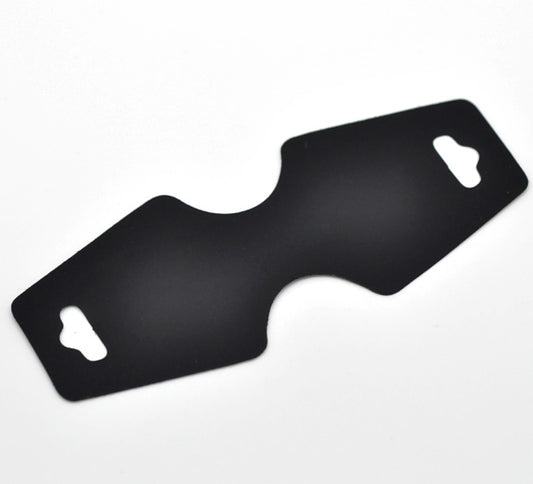 Necklace Display Cards,  11x4.5cm, 50pcs - Black