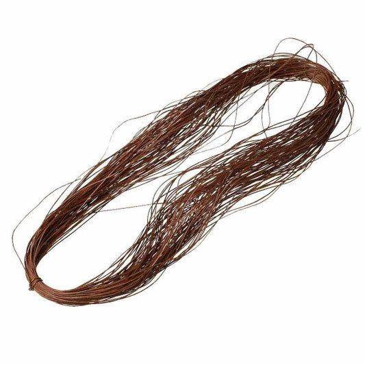 Waxed Cotton Cord, Light Coffee, 1mm, 80 metres