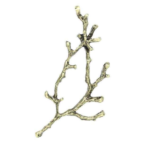 Antique Bronze Branch Connectors, 54x44mm. 10pcs