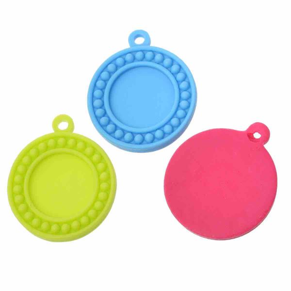 Resin Cabochon Setting, Mixed Colours, 5cm x4.2cm, (fits 25mm) 20pcs