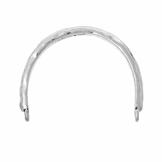 Antique Silver U Shaped Connectors, 5.3cm x 4.1cm 10pcs