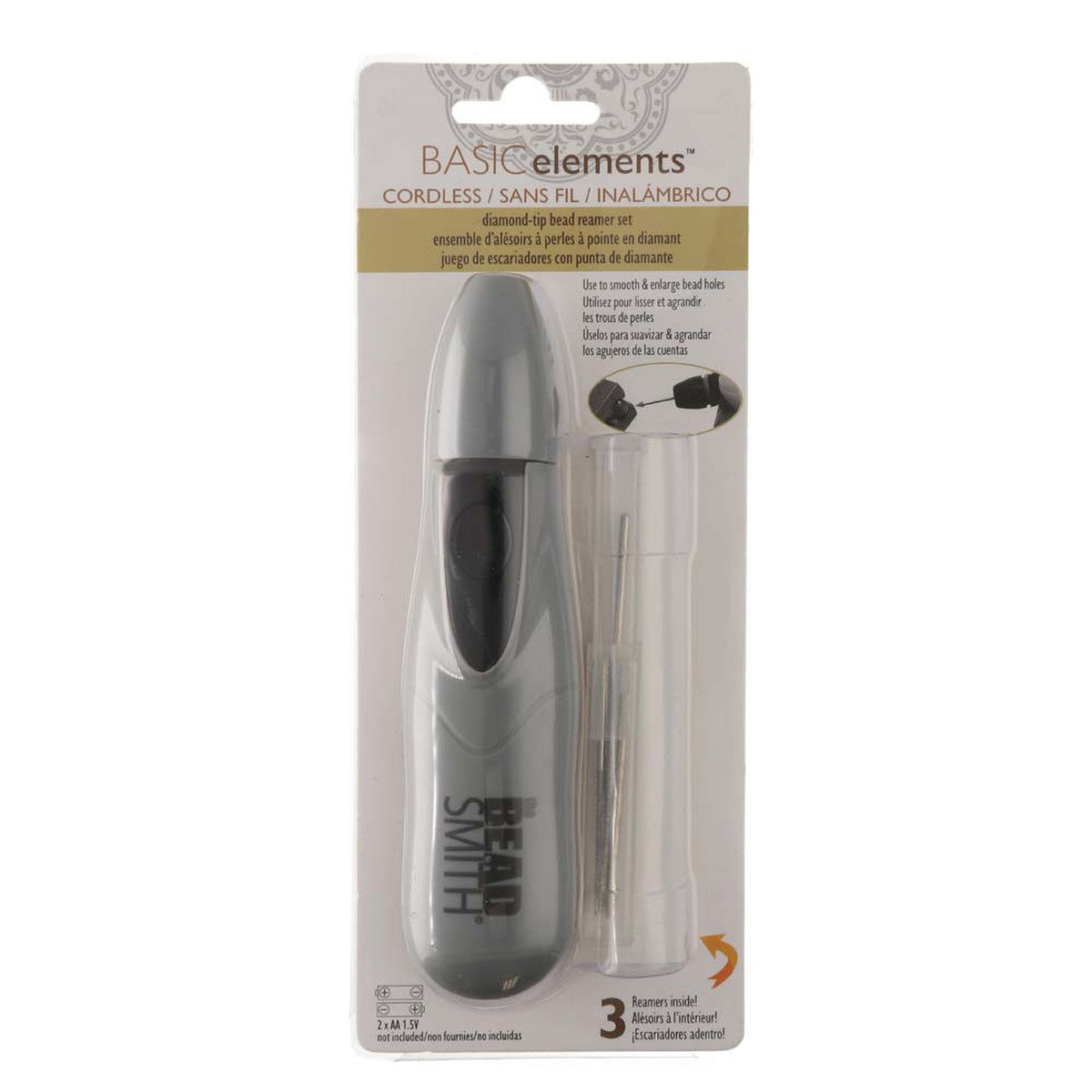 The Beadsmith Cordless Bead Reamer - Battery operated