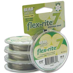 Flexrite 7 Strand .018 Clear 30 foot, 1 roll