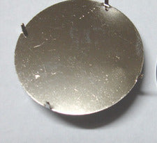 Antique Silver, Brooch Back, No Roller Clasp, 35mm, 2pcs