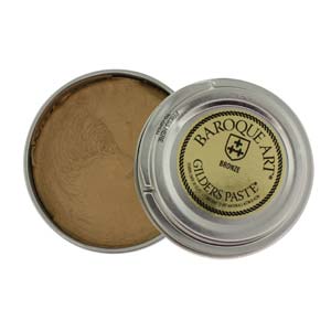 Baroque Art Gilders Paste, Bronze 30ml, 1.5oz yellowish bronze,