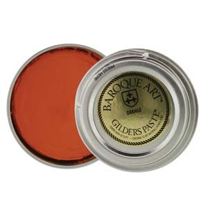 Baroque Art Gilders Paste, Orange, 30ml, 1.5oz,