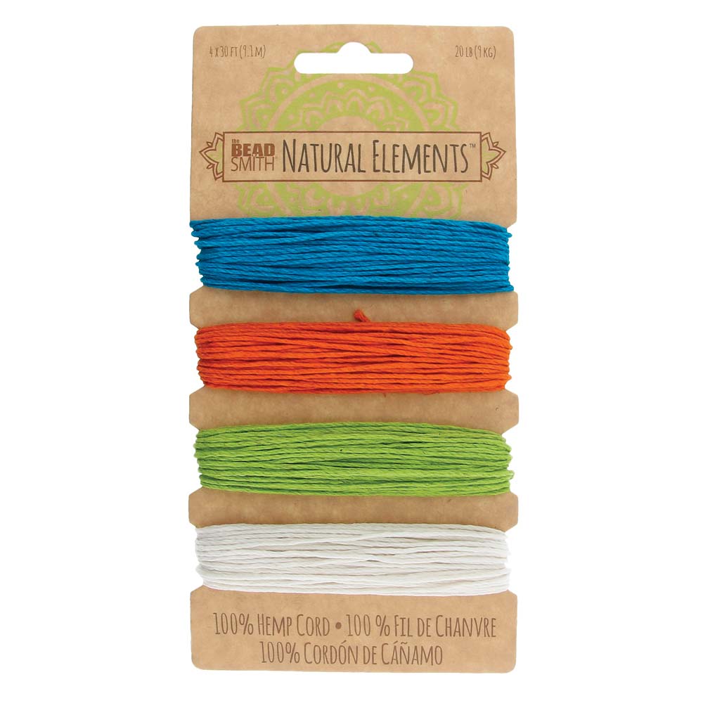 Hemp Cord for Beading by The Beadsmith - New Colours Added