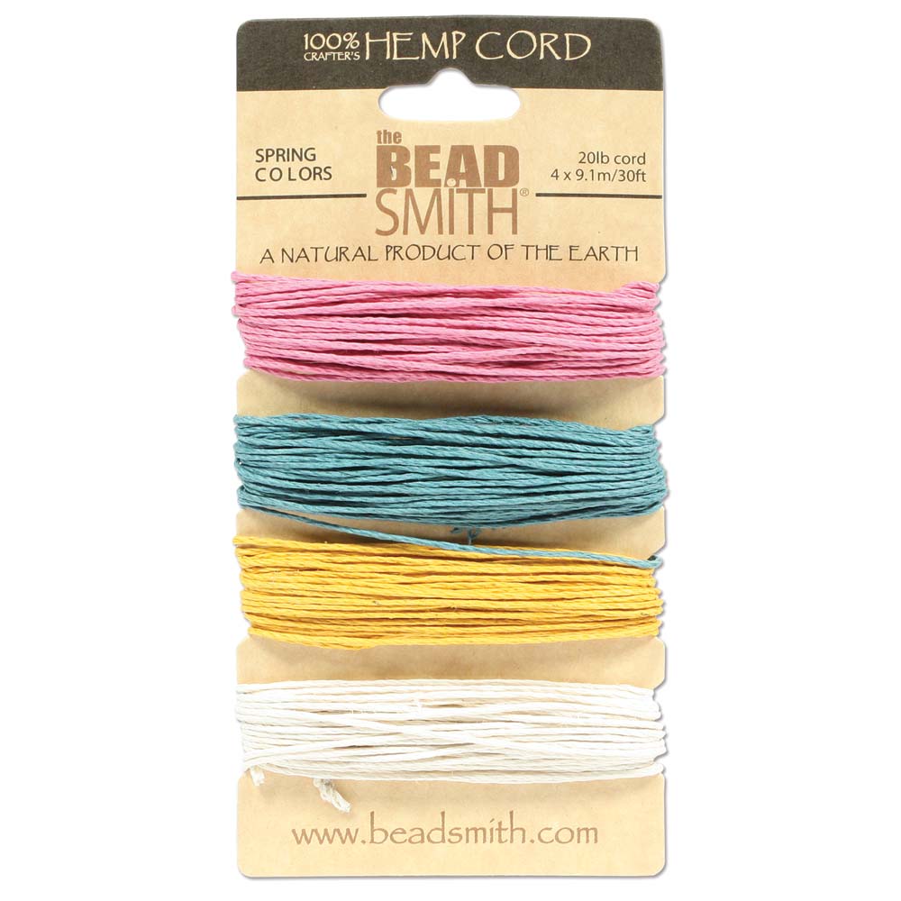Hemp Cord for Beading by The Beadsmith - New Colours Added