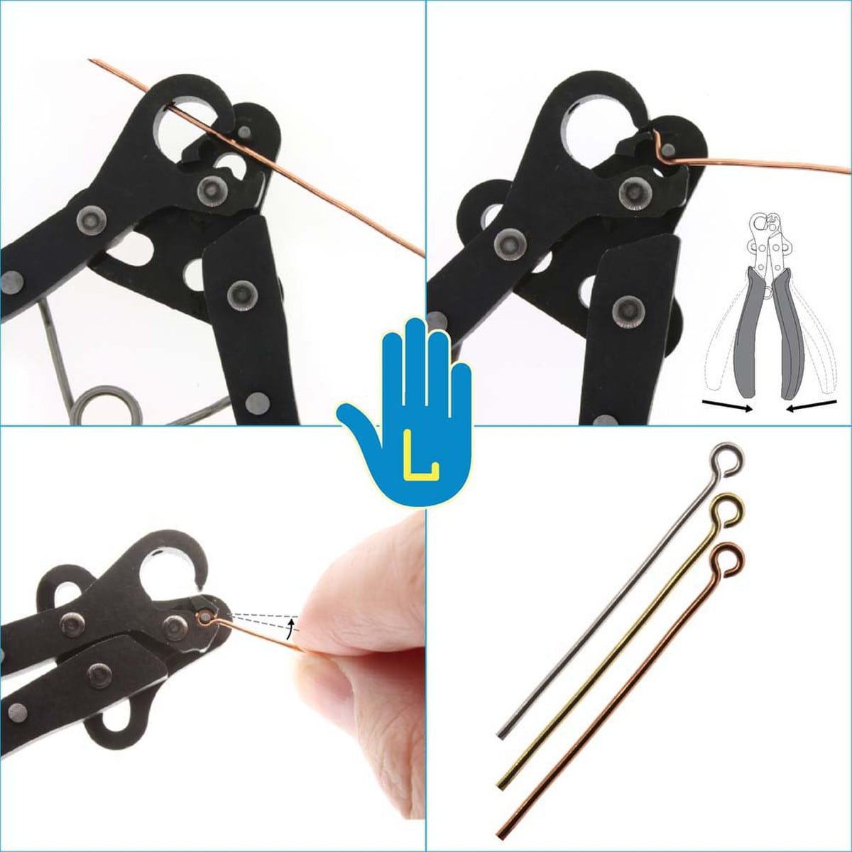 PLOOPER -The Beadsmith 1-Step Looper - 1.5mm - 24-18g Wire  LEFT HANDED