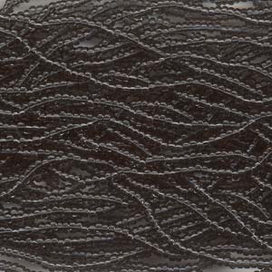 Czech Seed Beads 6/0 Black Diamond 6 strands