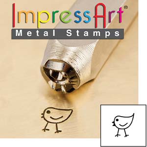 Impress Art - Chickadee 6mm Stamp