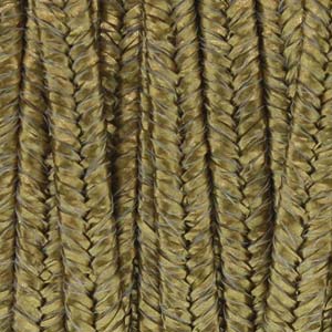Rayon Soutache Textured Metallic Matt Gold 3 yards