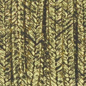 Rayon Soutache Textured Metallic Gold Black 3 yards