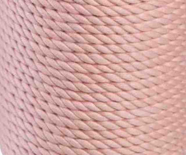 Macrame Cord Cotton Blush, 6mm 10 metres