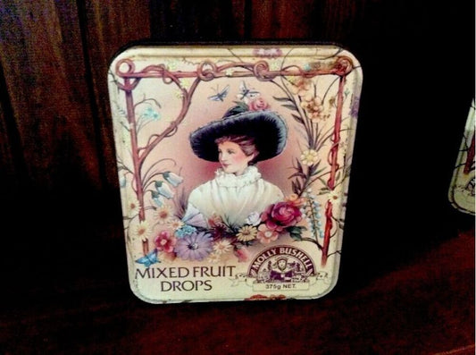Molly Bushell Collector Tins - Two Styles - Fruit Drops And Toffees