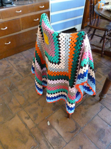 Knee Rug, Crocheted, Brand New, 125 X 125cm