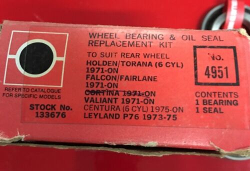 Wheel Bearing And Oil Seal Replacement Kit - BRAND NEW