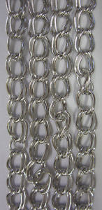 Antique Silver Chunky Double link Chain - 16 x 12mm, 1 metre