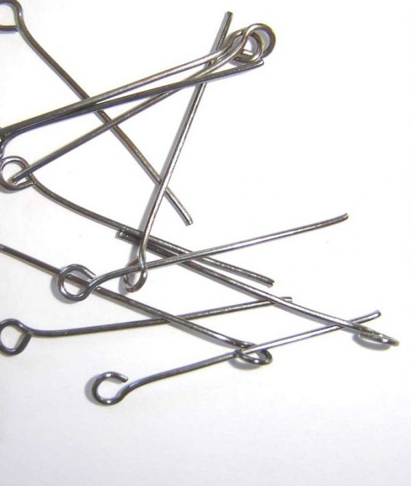Eye Pin 38mm Black Nickle 20 grams(approx 200 pieces)