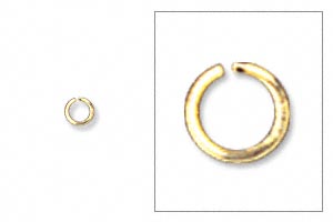 Jump Rings, Raw Brass, 18 gauge 4mm, 20 gauge 100pcs