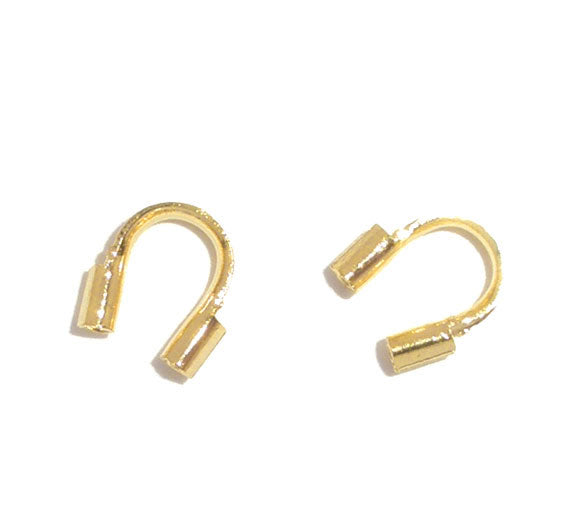 Wire Guardian Wire Protectors 5x5mm Gold Plate,200pcs