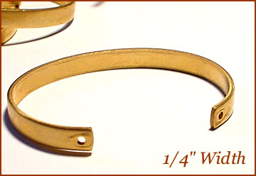 Brass Vintage, cuff style, 65mm, from 1980's, 1pc