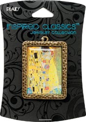 Inspired Classic Masters, Klimt/Kiss, 1Pkg, 45 x 30mm - Plaid