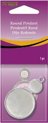 Premo Sculpey Round Pendant Findings, 1pc - Design and Bake!