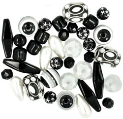 Design Elements Beads, After Dark, 28 grams - by Jesse James