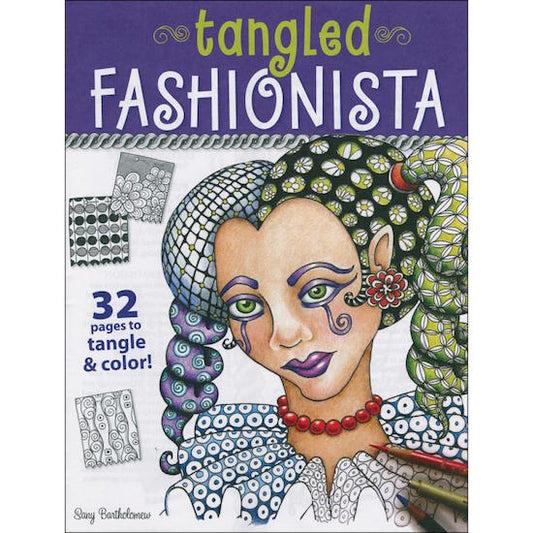 Tangled Fashionista - Design Originals - Adult Colouring Book