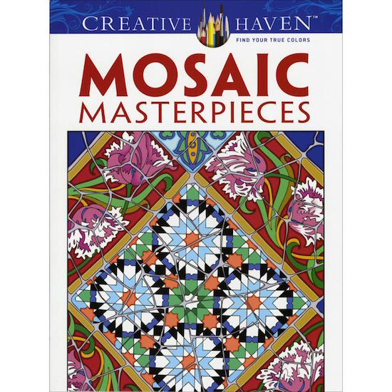 Creative Haven Mosaic Masterpieces- Adult Colouring Book - Dover
