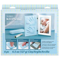 Sculpey - Keepsake Clay Frame Set, Boy (blue)