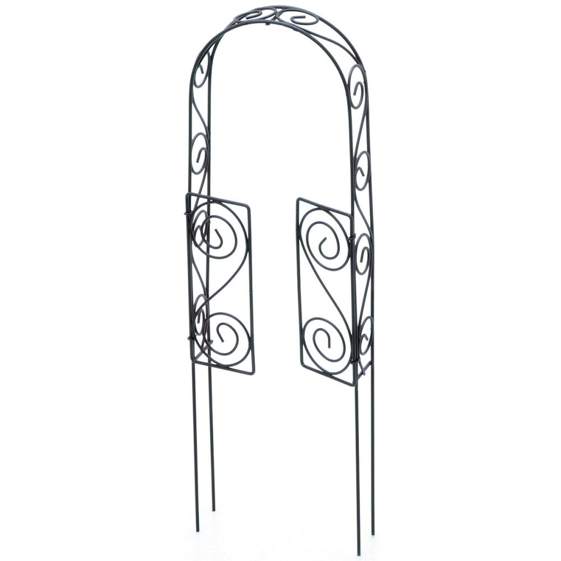Wire Rustic Arch Door With Pick - Fairy Garden Ornament