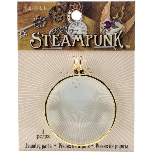 Magnifying Glass Pendant, 1pc  - Steampunk