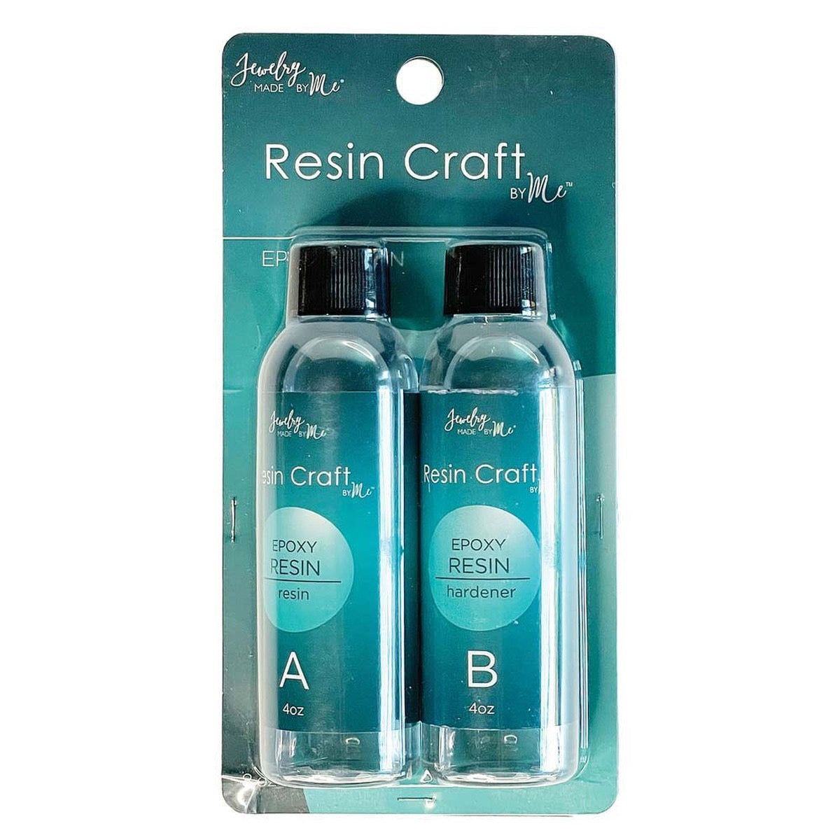 Resin 2 Part epoxy, - dries crystal clear,  AB RESIN 2 X 120mls bottles
