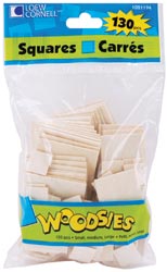 Wooden Blanks Rectangles 130 pcs, great to embellish