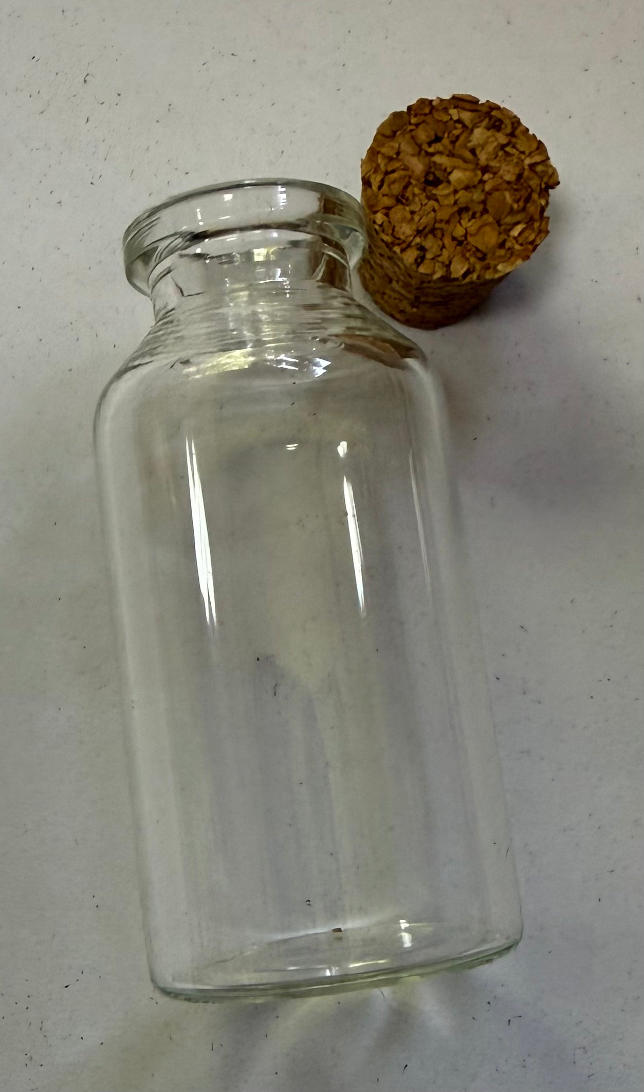 Glass Bottle with Cork, 20ml, 6 pcs