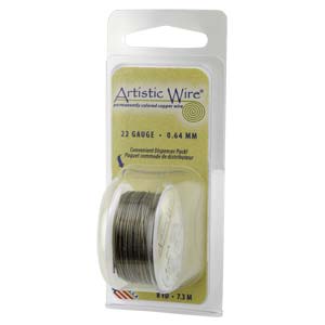 Artistic Wire Gun Metal/ Antique Brass 26 gauge 15 yards