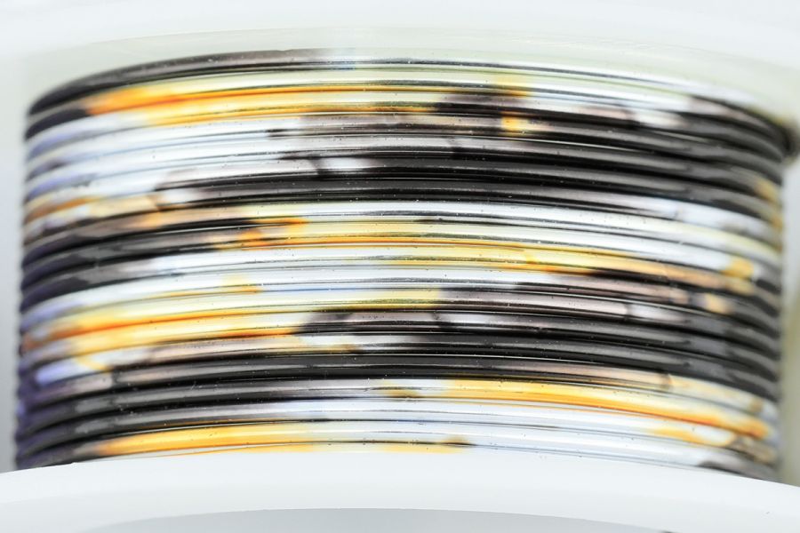 Artistic Wire 18 Gauge Multi Colour - Silver, Gold, Black, 2 yards